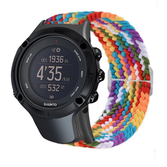 适用于松拓 拓野 SUNNTO Ambit 3/run/sport编织弹力尼龙表带新款