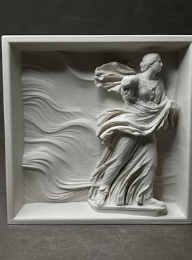 现代艺术石膏雕塑桌面摆件装饰道具古典艺术书架商业陈设道具礼物