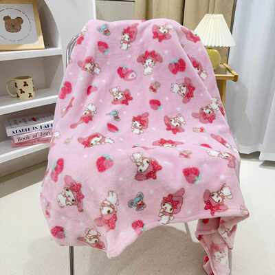 布丁狗暖暖毯~休闲秋冬卡通盖毯沙发毯学生宿舍午睡毛毯宿舍绒毯