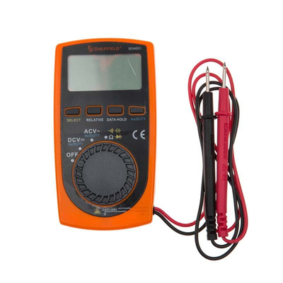 钢盾S034003 万用表数字电工表 小型家用数显式迷你数字万用表