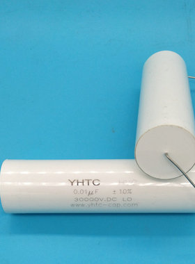 精选【高压无感无极性薄膜电容】0.01UF/103/30000V/30KV 35*120