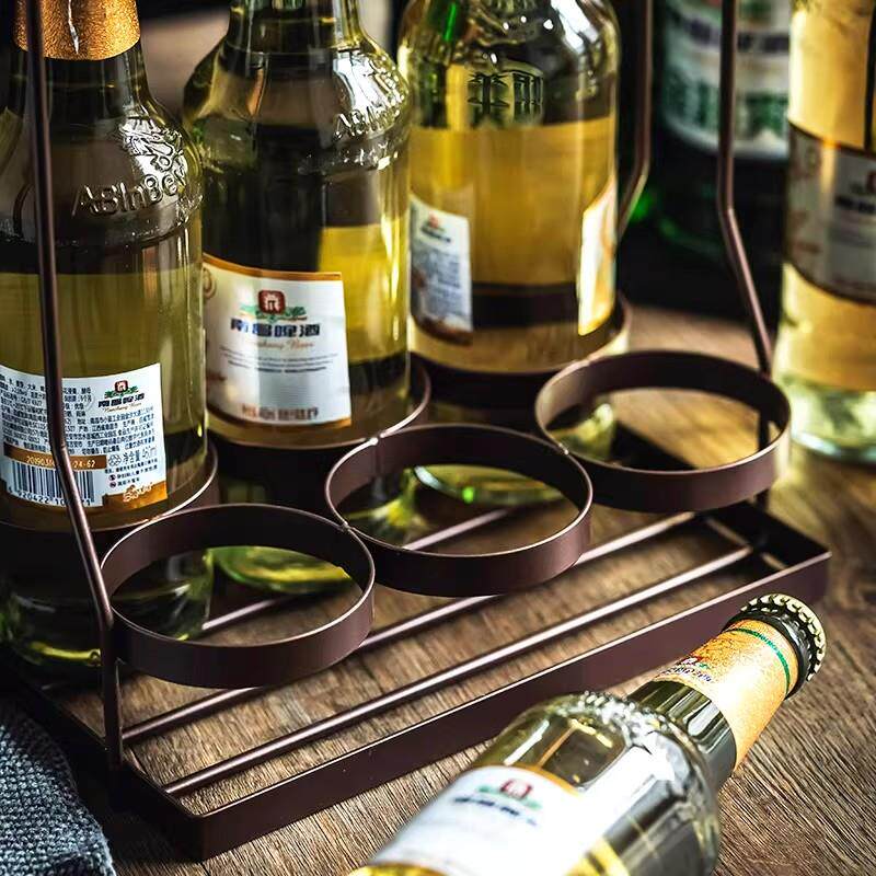 手提啤酒篮啤酒手提啤酒架啤酒筐KTV酒吧酒篮烧烤店酒店啤酒提子