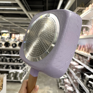 方型锅深型平底锅不粘锅家用方形加深煎锅电磁炉燃气专用煎炒两用