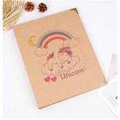 A3画册收纳儿童画夹资料夹作品集奖状收集册学生水彩画画收藏夹8k