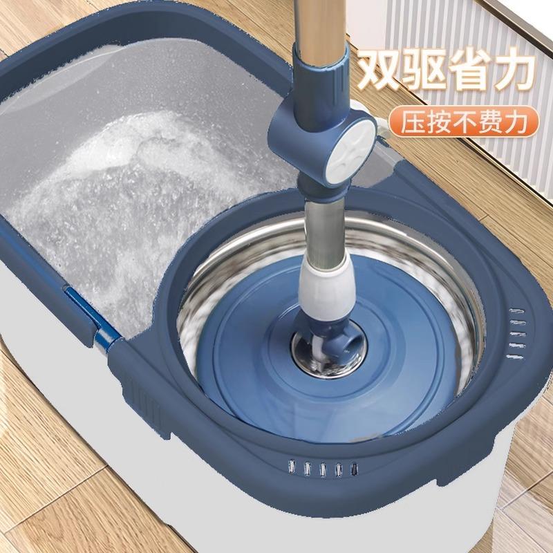 美丽雅旋转拖把家用一拖净2025新款免手洗自拧水自动拖布甩干脱水