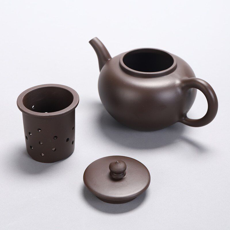 宜兴紫砂壶紫砂内胆过滤泡茶器家用大容量茶壶茶碗杯套装功夫茶具