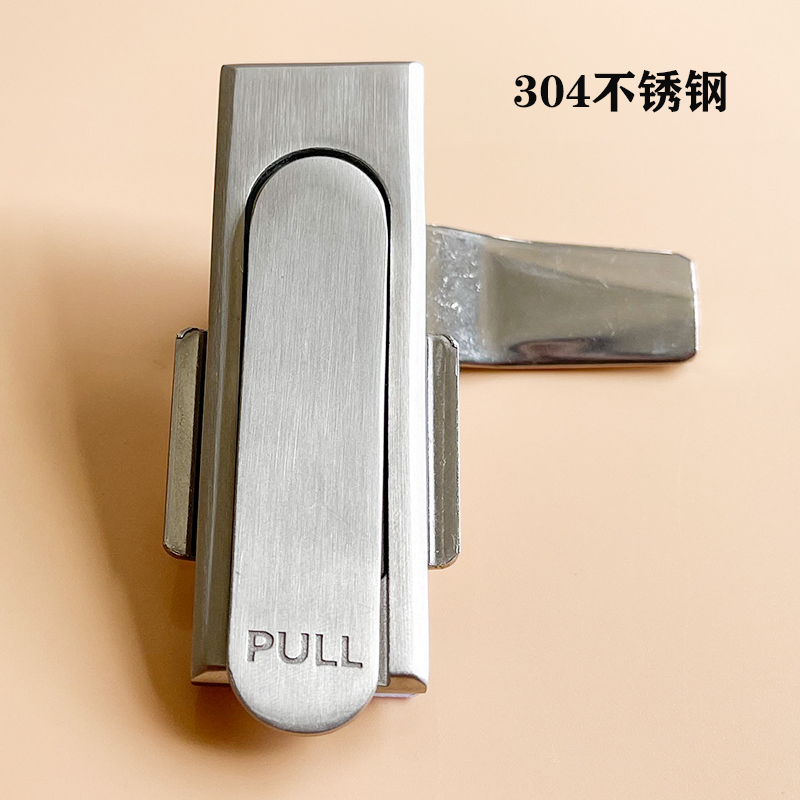 配电箱平面锁717-2铁皮柜门锁开关控制机门锁MS717-1不锈钢