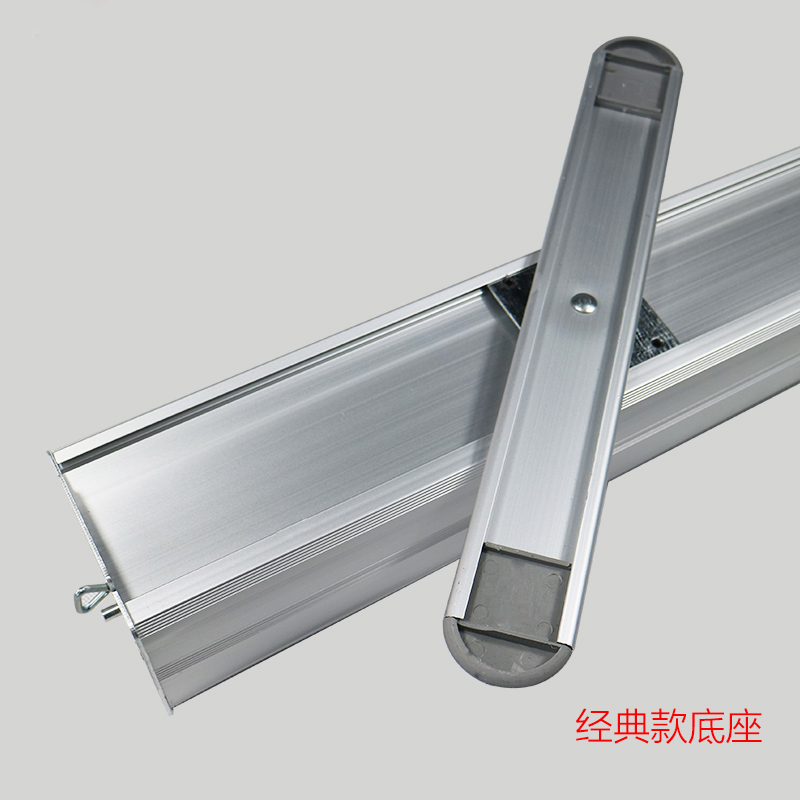 铝合金易拉宝展架80x200塑钢广告架x架婚庆海报架制作伸缩展示架