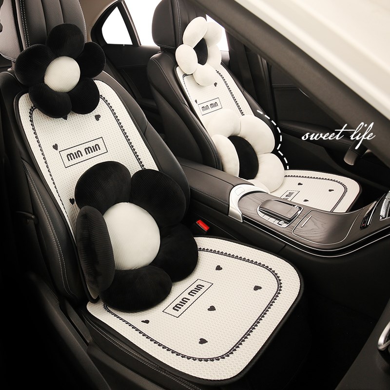 2025新款汽车坐垫四季通用网红女神座垫高级感座椅套车内座套女士