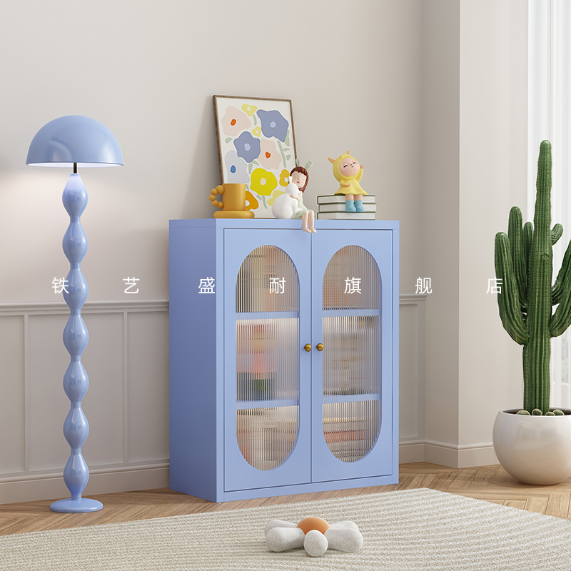 儿童书架家用绘本架阅读区移动玩具收纳层架简易宝宝书柜置物架落