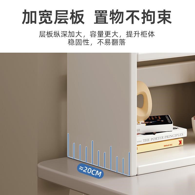 桌面书架置物架桌上多层收纳储物柜办公室简易柜子学生家用小书柜