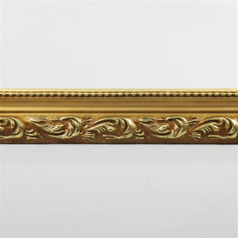 王斌镜框线条实木线条 相框边框 喷涂金色4-6CM 木线条 5057-5