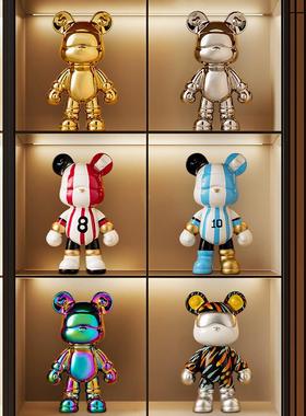 暴力熊摆件客厅酒柜电视柜餐边柜展示柜轻奢高档装饰品高级感小众