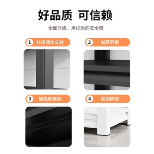 家用货架置物架多层落地仓库w阳台储藏室快递站多用超市钢制收纳