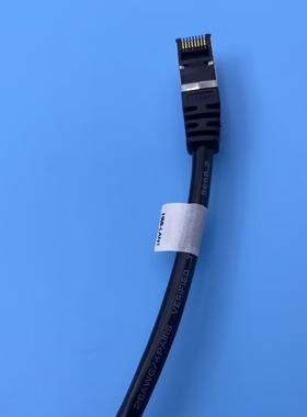 网络线 黑色3米 CAT.7 SSTP 26AWG*4P+AB AS RJ458P8C