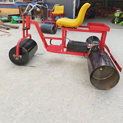汽油大棚大蒜压实机 农田小麦蔬菜压地机 草坪地压平镇土机