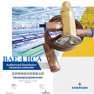 空调热力膨胀阀BAE4HCA 4冷吨热泵用谷轮可调过热度热力膨胀阀