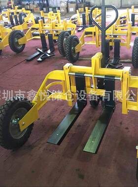 建筑车1吨山地型手动液压搬运车户外山地型手动叉车托盘车