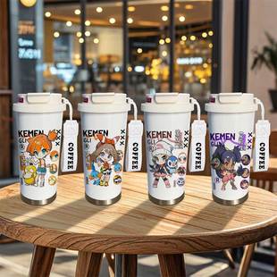 精灵宝可梦周边保温杯小霞小遥波加曼艾丽斯二次元大容量学生水杯