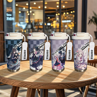 Arcaea韵律源点对立光周边保温杯高颜值大容量学生不锈钢吸管水杯