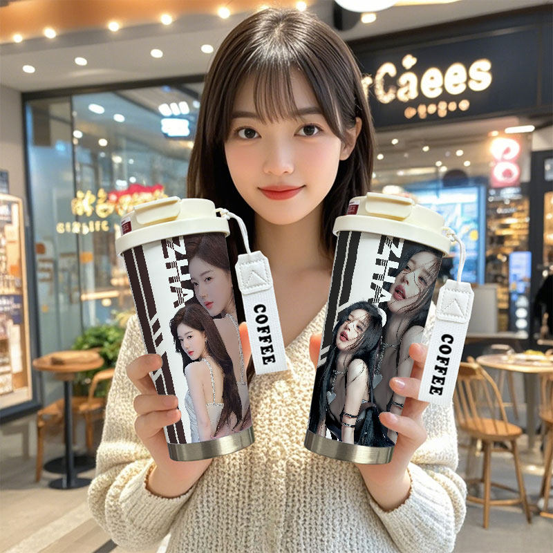 赵露丝周边保温杯应援明星高颜值大容量儿童女生不锈钢咖啡水杯子,餐饮具,保冷/保温杯,淘宝优惠券,粉丝福利购,淘宝优惠卷