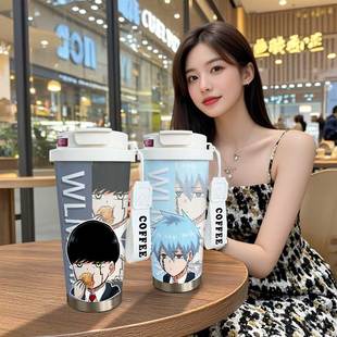 物理魔法使马修周边保温杯兰斯学生上学专用水杯大容量不锈钢杯子