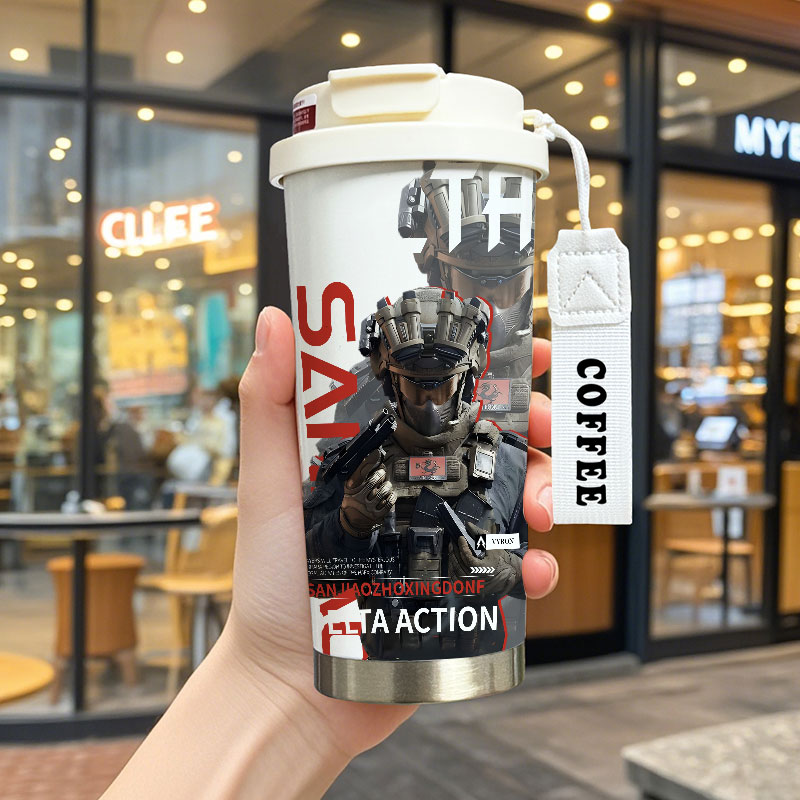 316不锈钢530毫升图案高清易清洗