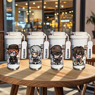 文豪野犬周边保温杯中原中也中岛敦太宰治江户川大容量儿童水杯子