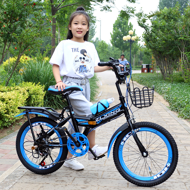 折叠儿童山地自行车67-8-9-10-12岁15中大童男女孩2W0寸小学生变