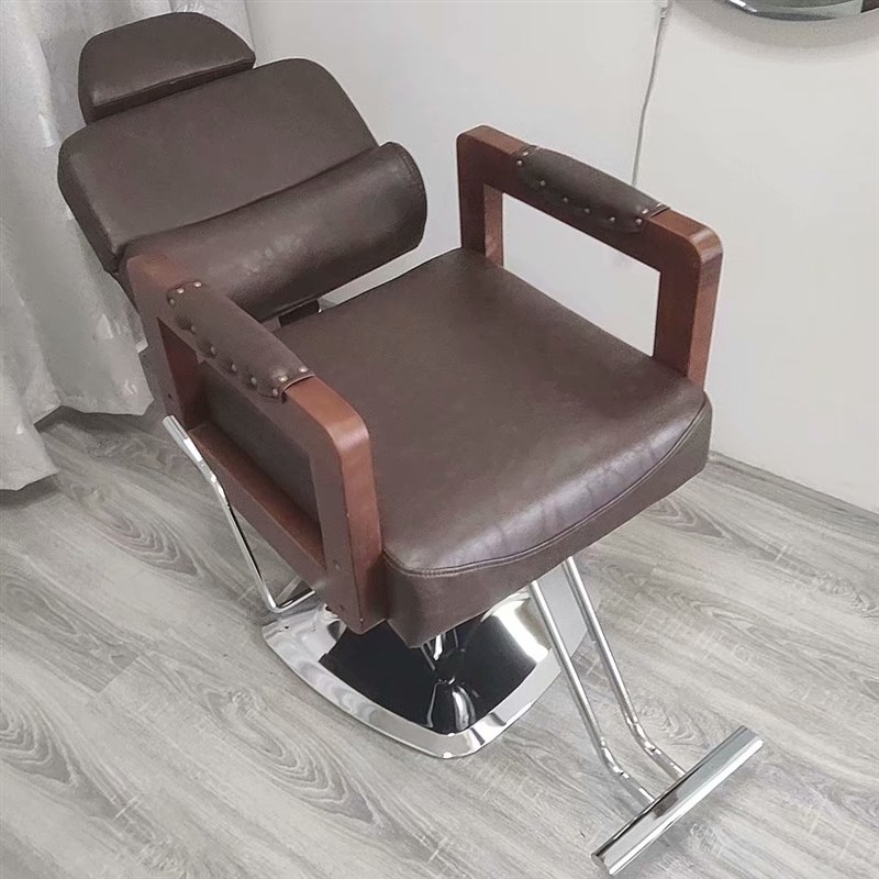 美发椅子发廊理发椅可放倒可升降旋转烫V染椅刮胡子椅