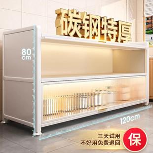 厨房置物架餐边柜落地微波炉收纳柜多层储物柜多功能餐边橱柜柜子