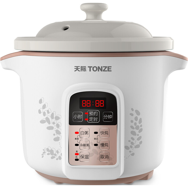 精选天际煮粥宝全自动电炖锅陶瓷炖锅bb煲家用煮粥煲汤电砂锅大容,厨房电器,电炖锅/煲汤锅/电炖盅,淘宝优惠券,粉丝福利购,淘宝优惠卷