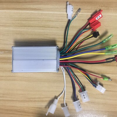 24伏36伏v48v60v250W350W电动车锂电方波正弦波双模无刷控制器