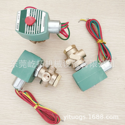 替代寿力螺杆机电磁阀250038-755空气压缩机三向加载电磁阀AC110V