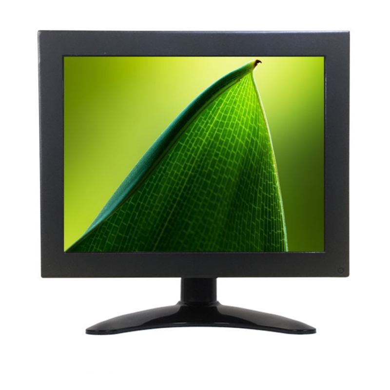 8寸触摸显示器工业级金属壳电阻触摸液晶显示器HDMI VGA AV监视器