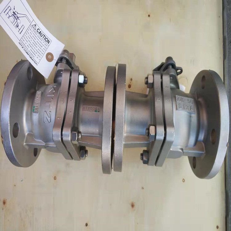 10K-50A不锈钢法兰球阀_日本KITZ开滋不锈钢法兰球阀10UTB-10K-50