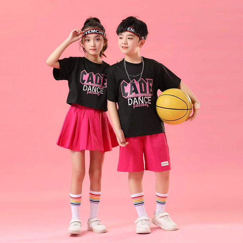男女款小学生运动会啦啦操表演服