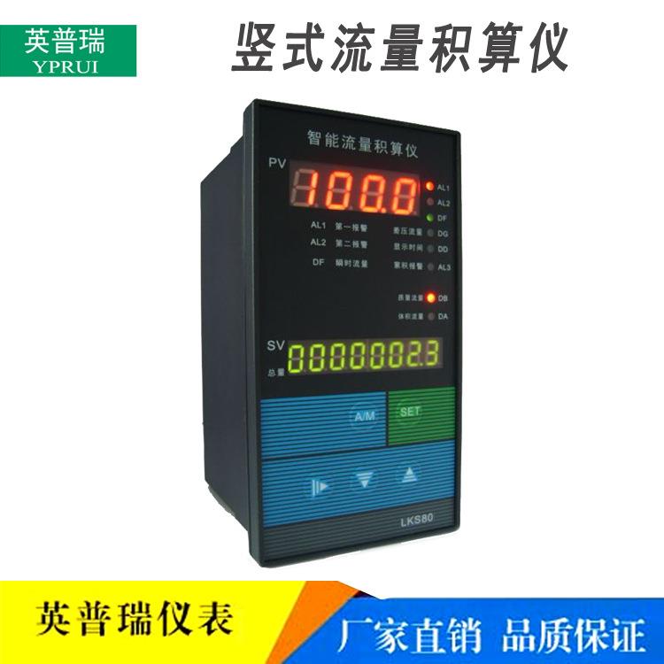 智能流量积算仪制造厂家RS485通讯LKS801竖式流量积算仪价格
