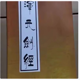 混元剑经 浑元剑经武功秘籍武林绝技剑学指要气贯周身法剑法捷诀