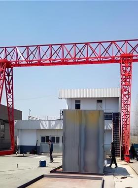 5T龙门天车电动葫芦龙门吊现货MH型单主梁门式起重机安装