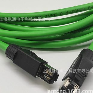 profinu. 绿色现货PN通信线工业成品网线plc专用通讯网线ethercat
