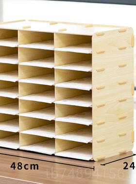 正品单据分类纳盒多格快收递架单收纳送货单回单放凭证据票收纳整