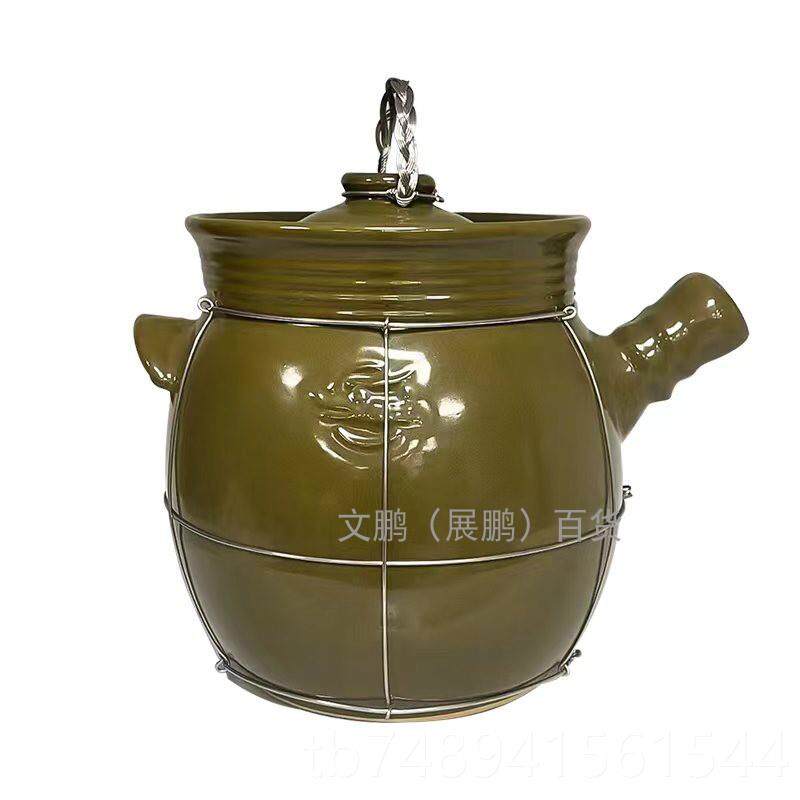 正品广东姜黑醋煲加色锅 煲汤锅炖汤石锅钢线粥广东姜醋煲耐高温