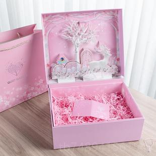 正品礼品盒款子网红韩ins风盒大号男生包装精美版礼物盒生日礼盒