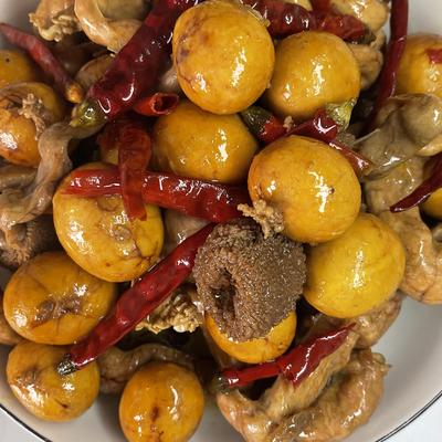 河南特产夏邑胡桥桶子鸡开 袋即食麻辣鸡杂麻辣包蛋肠熟食真空包