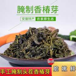 2025新鲜腌制香椿芽香椿头太和贡椿250g*3袋咸菜安徽阜阳特产包邮