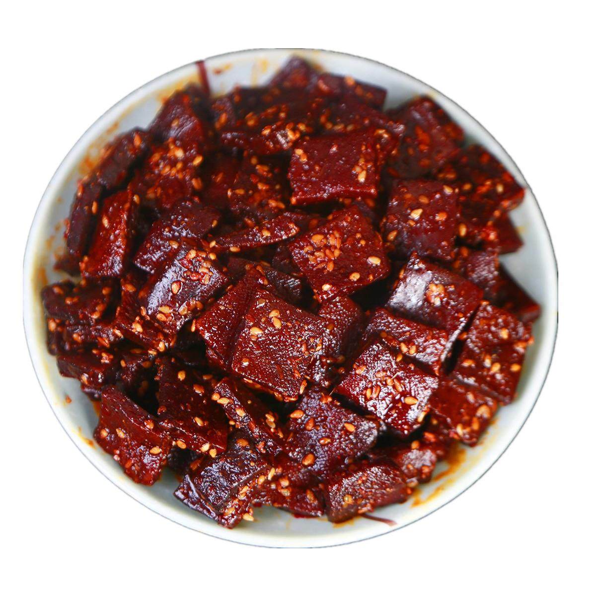 湖北非遗麦市土产通城麦市干子卤味酱香手磨豆干零食小包装