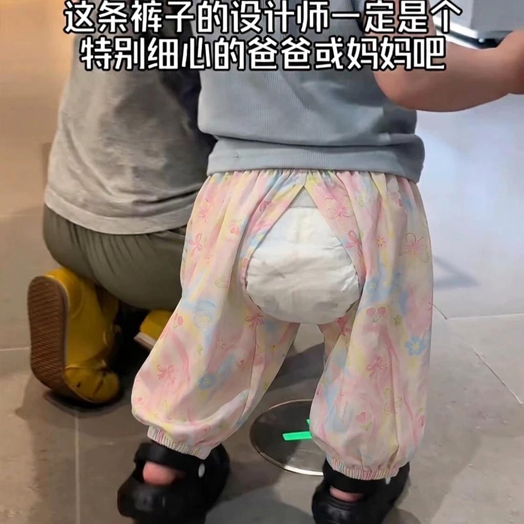 汉制开裆裤男宝外穿戒尿不