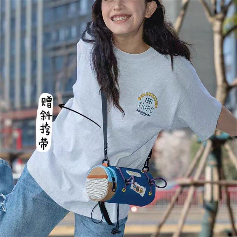 新横款通用骑自行单车挂包女斜挎背电动摩托前车把收纳包