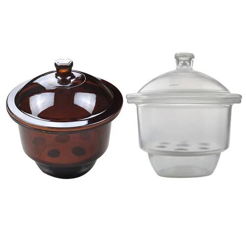 蜀牛真空干燥器实验室玻璃干燥器盖子瓷板150 180 210 240 300mm
